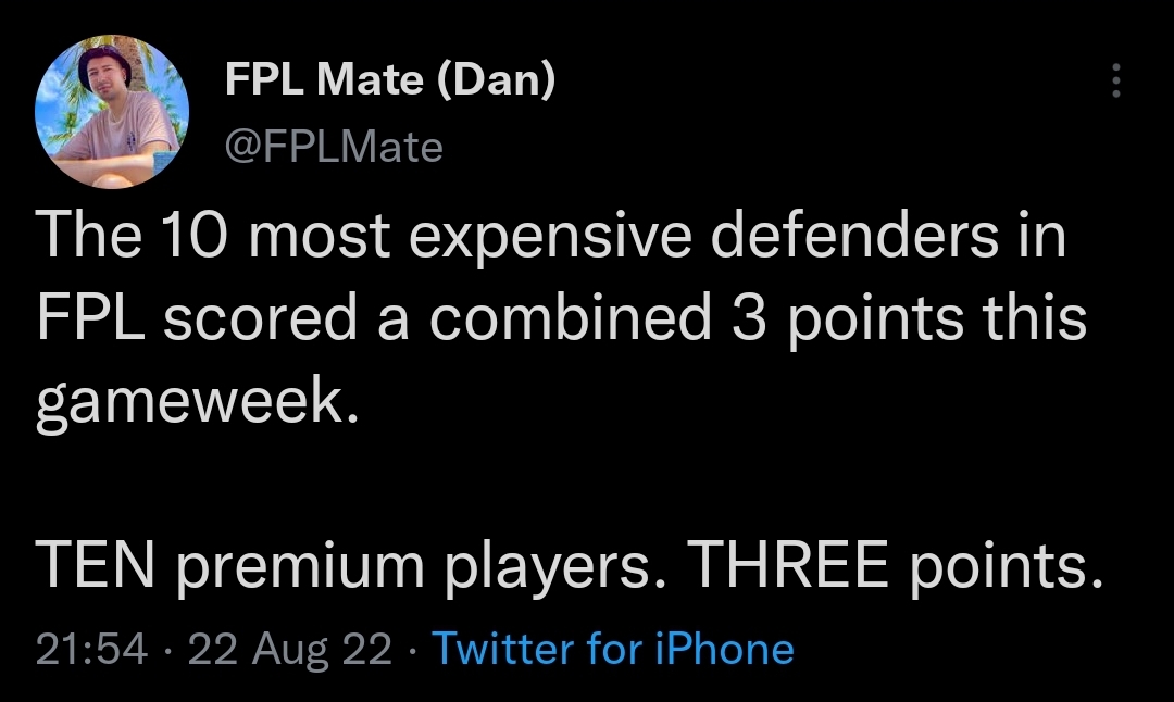 FPLMate tweet